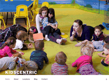 Tablet Screenshot of kids-centric.com